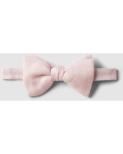 Eton Fliege aus reiner Seide Modell 'Garza Fina Grena' - Pink