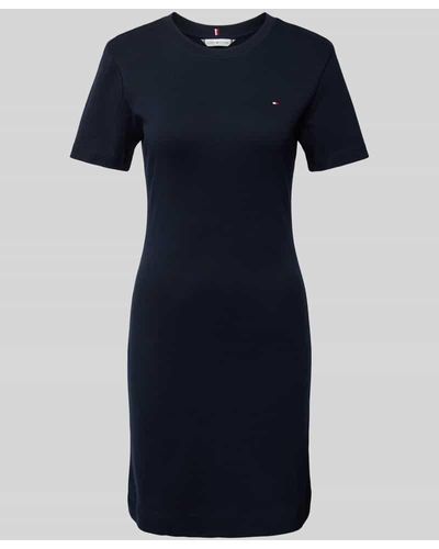 Tommy Hilfiger Slim Fit T-Shirt-Kleid mit Streifenmuster - Blau