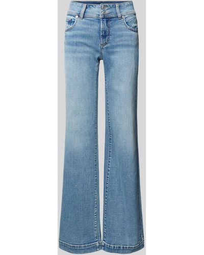 Silver Jeans Co. Bootcut Jeans im 5-Pocket-Design Modell 'Suki' - Blau