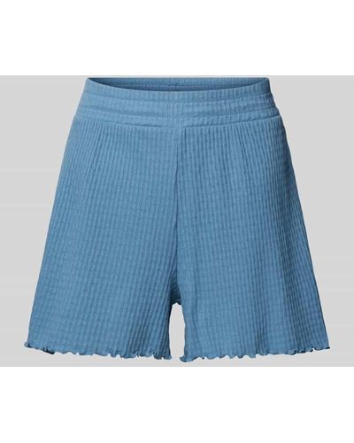 Jake*s Regular Fit Pyjama-Hose mit Strukturmuster - Blau