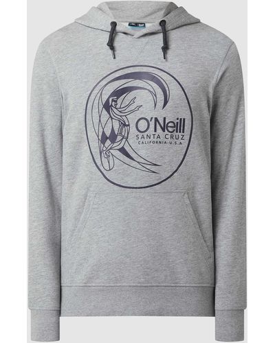 O'neill Sportswear Hoodie Met Labelprint - Grijs