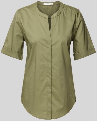 Brax Bluse mit Tunikakragen Modell 'Style. Veri' - Grün