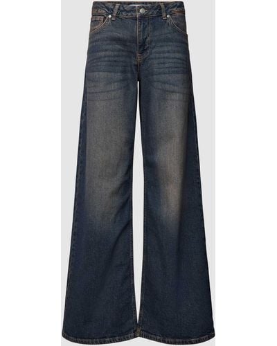 Review Loose Fit Jeans im 5-Pocket-Design - Blau