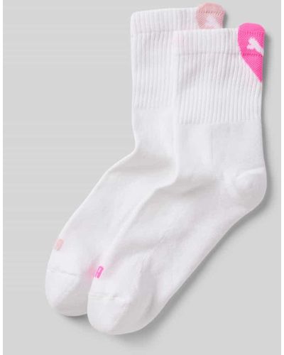 PUMA Socken mit Label-Detail im 2er-Pack - Weiß