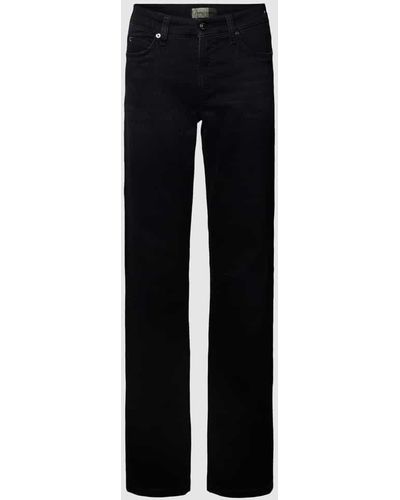 Cambio Jeans mit Gesäßtaschen Modell 'PARIS' - Schwarz