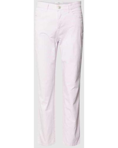 Brax Slim Fit Jeans in verkürzter Passform Modell 'STYLE.MARY' - Pink
