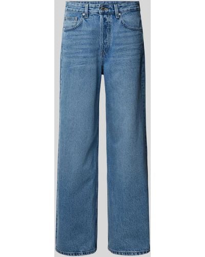 Gina Tricot Baggy Fit Jeans im 5-Pocket-Design - Blau