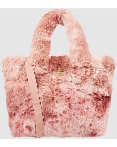 Barts Shopper aus Kunstfell Modell 'Gia' - Pink