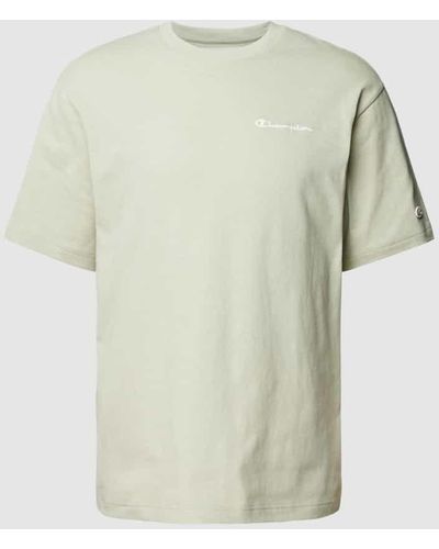 Champion T-Shirt mit Logo-Stitching - Mehrfarbig