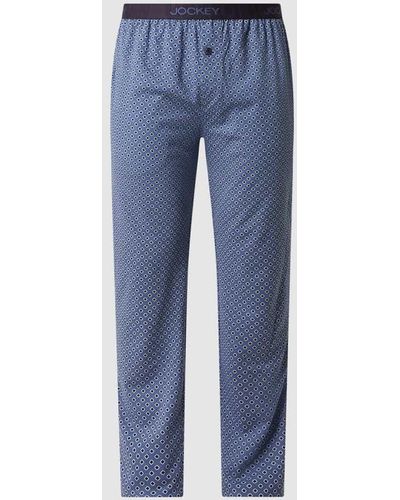 Jockey Pyjama-Hose mit elastischem Bund - Blau
