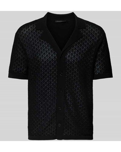DRYKORN Regular Fit Freizeithemd mit Reverskragen Modell 'Ray' - Schwarz