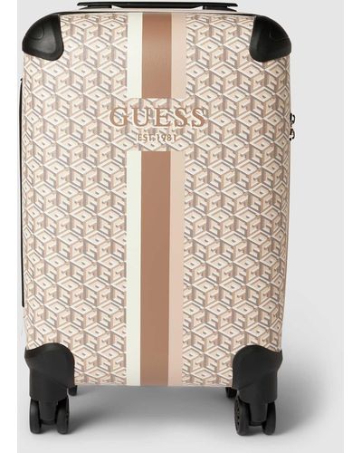 Guess Trolley mit Allover-Muster Modell 'WILDER' - Natur