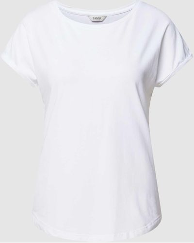 B.Young T-shirt Met Ronde Hals - Wit