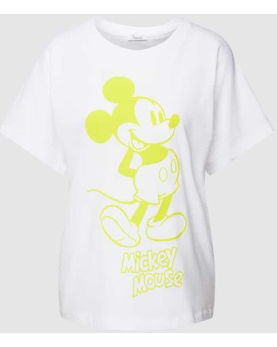 Princess Goes Hollywood T-Shirt mit Motiv-Print Modell 'Mickey' - Weiß