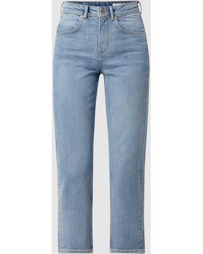 Marc O' Polo Mom Fit Jeans aus Baumwolle Modell 'Maja' - Blau