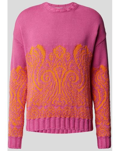 Etro Pullover mit kontrastivem Muster - Pink