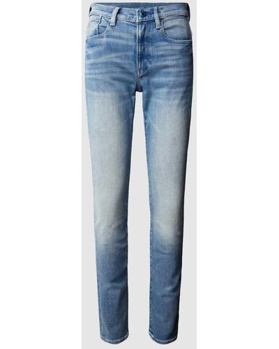 G-Star RAW Skinny Fit Jeans im 5-Pocket-Design Modell 'Lhana' - Blau