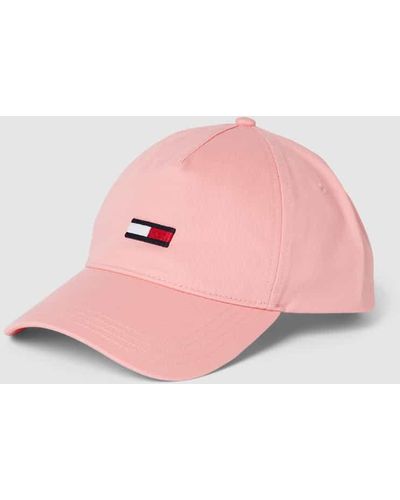 Tommy Hilfiger Basecap mit Label-Patch - Pink