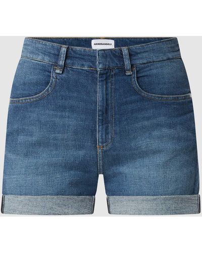 ARMEDANGELS Korte Regular Fit Jeans Met Biologisch Katoen - Blauw