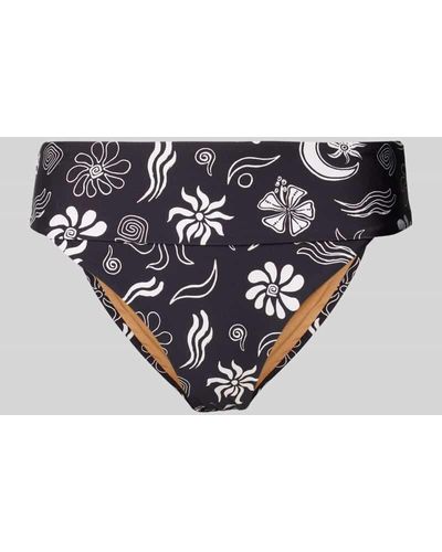 Rip Curl Bikini-Hose mit floralem Muster Modell 'HOLIDAY GOOD' - Blau