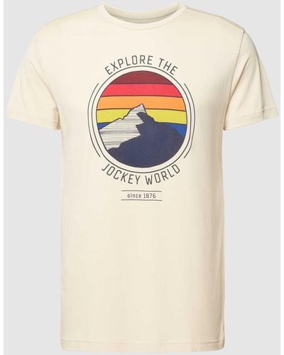 Jockey T-shirt Met Motiefprint - Meerkleurig