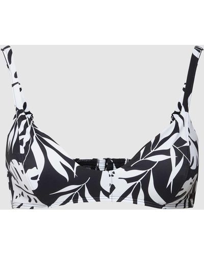 Roxy Bikinitop Met All-over Motief - Blauw