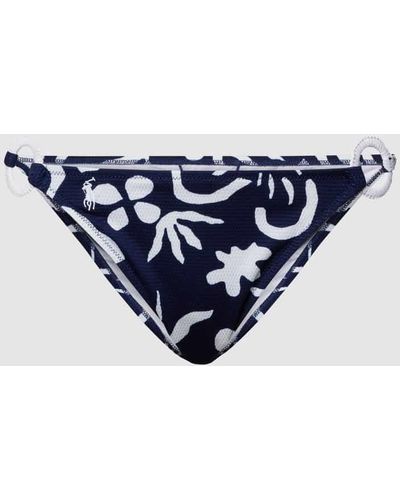 Polo Ralph Lauren Bikini-Slip mit Allover-Muster - Blau