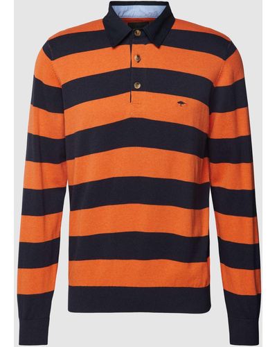 Fynch-Hatton Gebreide Pullover Met Polokraag - Oranje