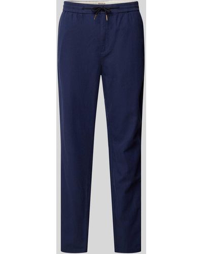 Scotch & Soda Straight Fit Broek - Blauw