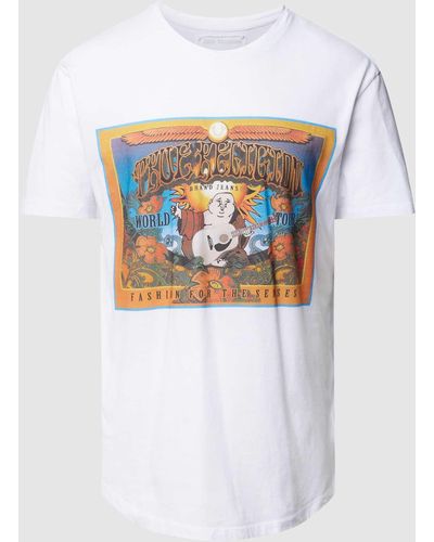True Religion T-Shirt mit Logo-Print Modell '' - Weiß