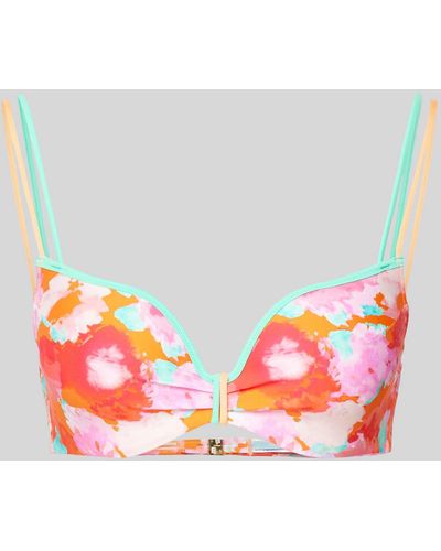 Marie Jo Bikini-Oberteil mit floralem Muster Modell 'APOLLONIS' - Pink