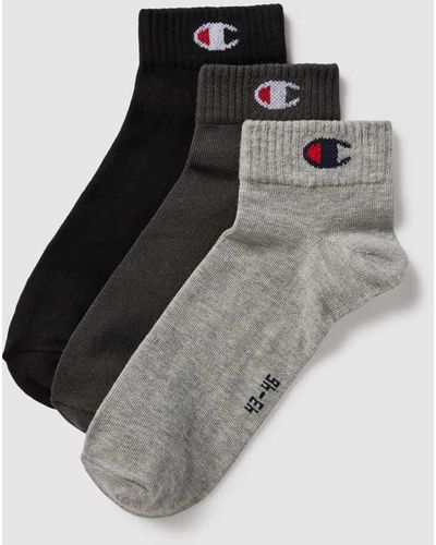 Champion Socken mit Label-Detail im 3er-Pack Modell 'Quarter Sock' - Mehrfarbig