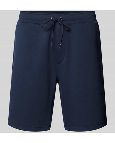 Polo Ralph Lauren Regular Fit Sweatshorts mit Logo-Stitching - Blau