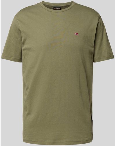 Napapijri T-shirt Met Ronde Hals - Groen