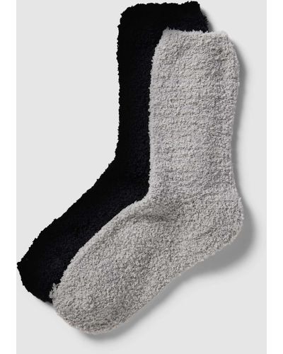 Camano Sokken Met Structuurmotief - Zwart