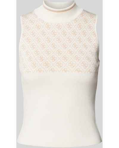 Guess Tanktop mit Logo-Muster Modell 'LISE' - Natur