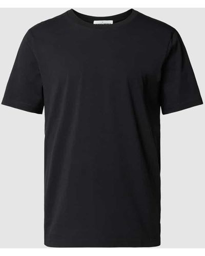 ARMEDANGELS T-Shirt im unifarbenen Design Modell 'JAAMES' - Schwarz