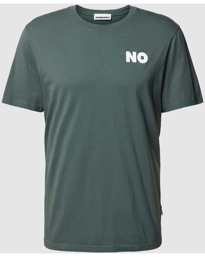 ARMEDANGELS T-Shirt mit Statement-Print - Grün