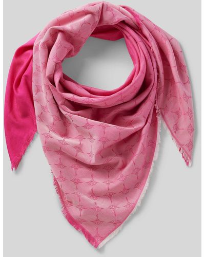 Joop! Schal mit Label-Print - Pink
