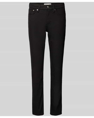 S.oliver Slim Fit Jeans im 5-Pocket-Design - Schwarz