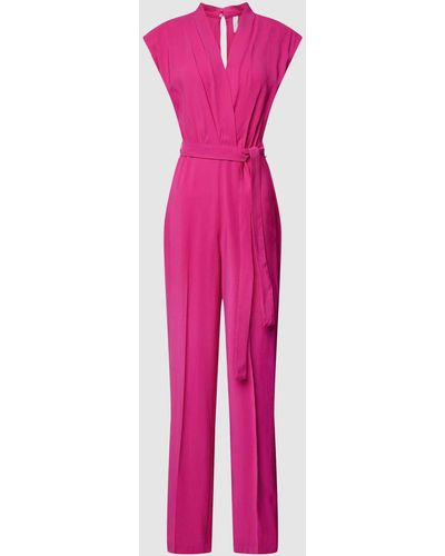 Mango Jumpsuit mit Viskose-Anteil Modell 'SEVEN' - Pink