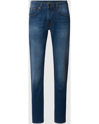 Baldessarini Slim Fit Jeans Met Stretch, Model 'john' - Blauw