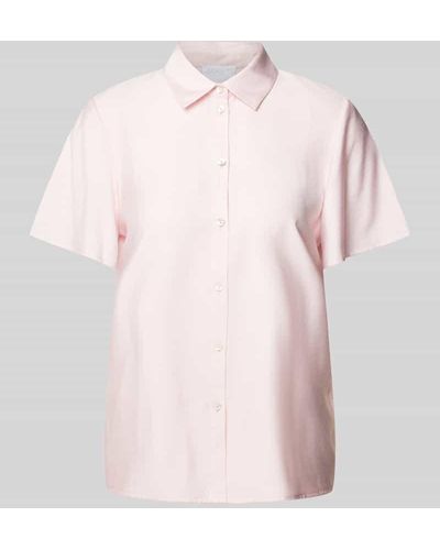 Jake*s Hemdbluse mit durchgehender Knopfleiste - Pink