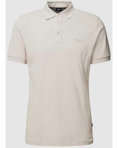 Joop! Poloshirt mit Label-Stitching Modell 'Primus' - Weiß