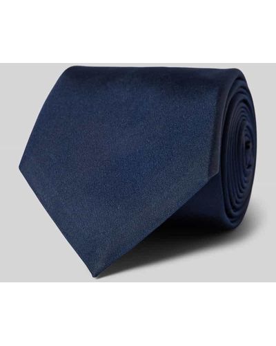 BOSS Krawatte mit Label-Patch - Blau