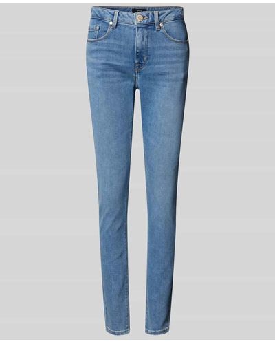Opus Skinny Fit Jeans im 5-Pocket-Design Modell 'Elma' - Blau