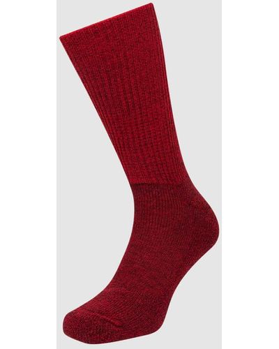 FALKE Socken aus Merinowollmischung Modell 'Walkie' - Rot