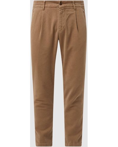 Strellson Relaxed Fit Chino Met Stretch, Model 'bashy' - Naturel