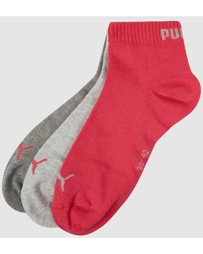 PUMA Socken im 3er-Pack - Rot