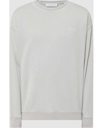 YOUNG POETS SOCIETY Sweatshirt aus Baumwolle Modell 'Ciel' - Weiß